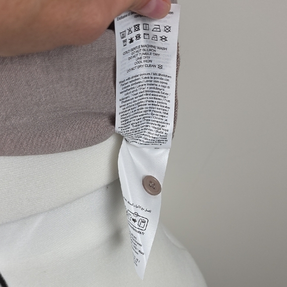 PIECE Short Sleeve Button Front Belted Shirt Dress Taupe Size S NWT - Picture 6 of 8